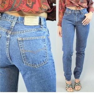 jordache slim vintage high waist mom jeans